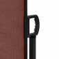 vidaXL Tenda da Sole Laterale Retrattile Marrone 200x600 cm vidaXL Tenda da Sole Laterale Retrattile Marrone 200x600 cm