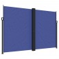 vidaXL Tenda da Sole Laterale Retrattile Blu 220x600 cm vidaXL Tenda da Sole Laterale Retrattile Blu 220x600 cm