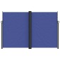 vidaXL Tenda da Sole Laterale Retrattile Blu 220x600 cm vidaXL Tenda da Sole Laterale Retrattile Blu 220x600 cm