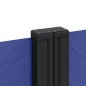 vidaXL Tenda da Sole Laterale Retrattile Blu 220x600 cm vidaXL Tenda da Sole Laterale Retrattile Blu 220x600 cm