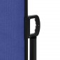 vidaXL Tenda da Sole Laterale Retrattile Blu 220x600 cm vidaXL Tenda da Sole Laterale Retrattile Blu 220x600 cm