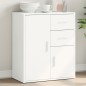 vidaXL Credenza Bianco 60x31x70 cm in Legno Multistrato vidaXL Credenza Bianco 60x31x70 cm in Legno Multistrato