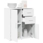 vidaXL Credenza Bianco 60x31x70 cm in Legno Multistrato vidaXL Credenza Bianco 60x31x70 cm in Legno Multistrato