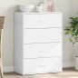vidaXL Credenza Bianca 60x31x84 cm in Legno Multistrato vidaXL Credenza Bianca 60x31x84 cm in Legno Multistrato