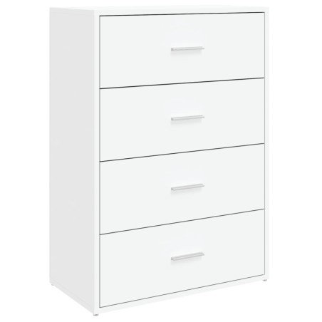 vidaXL Credenza Bianca 60x31x84 cm in Legno Multistrato