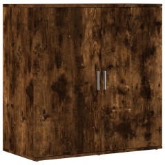 vidaXL Credenza Rovere Fumo 79x38x80 cm in Legno Multistrato