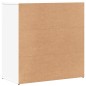 vidaXL Credenza Bianca 79x38x80 cm in Legno Multistrato