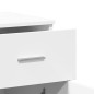 vidaXL Credenza Bianca 79x38x80 cm in Legno Multistrato