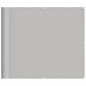 vidaXL Paravento Balcone Grigio chiaro 90x500cm 100% Poliestere Oxford vidaXL Paravento Balcone Grigio chiaro 90x500cm 100% Poliestere Oxford