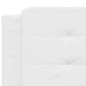 vidaXL Giroletto con Testiera Bianco 160x200 cm in Similpelle vidaXL Giroletto con Testiera Bianco 160x200 cm in Similpelle