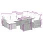 vidaXL Set Divano da Giardino 8 pz con Cuscini Grigio in Polyrattan vidaXL Set Divano da Giardino 8 pz con Cuscini Grigio in Polyrattan
