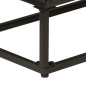 vidaXL Cassettiera Nera 55x30x76 cm in Legno Massello di Mango e Ferro vidaXL Cassettiera Nera 55x30x76 cm in Legno Massello di Mango e Ferro