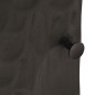 vidaXL Comodino Nero 40x30x50 cm in Legno Massello di Mango e Ferro vidaXL Comodino Nero 40x30x50 cm in Legno Massello di Mango e Ferro