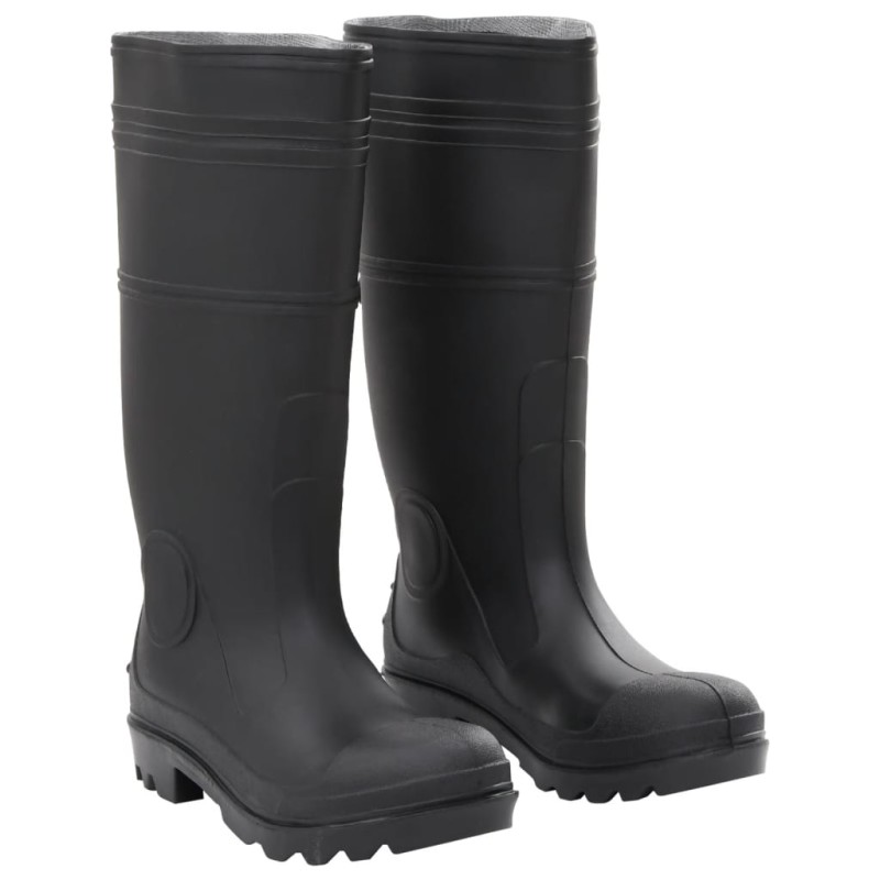 vidaXL Stivali da Pioggia Neri Misura 38 in PVC vidaXL Stivali da Pioggia Neri Misura 38 in PVC