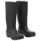 vidaXL Stivali da Pioggia Neri Misura 38 in PVC vidaXL Stivali da Pioggia Neri Misura 38 in PVC