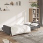 vidaXL Divano Letto a 2 Posti Grigio Chiaro in Tessuto vidaXL Divano Letto a 2 Posti Grigio Chiaro in Tessuto