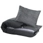 vidaXL Set Copripiumino Grigio Scuro 225x220 cm in Cotone vidaXL Set Copripiumino Grigio Scuro 225x220 cm in Cotone