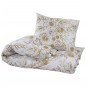 vidaXL Set Copripiumino Bianco e Marrone 200x200 cm in Cotone vidaXL Set Copripiumino Bianco e Marrone 200x200 cm in Cotone
