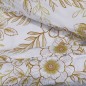 vidaXL Set Copripiumino Bianco e Marrone 200x200 cm in Cotone vidaXL Set Copripiumino Bianco e Marrone 200x200 cm in Cotone