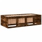 vidaXL Divano Letto con Cassetti senza Materasso Rovere Fumo 75x190 cm vidaXL Divano Letto con Cassetti senza Materasso Rovere Fumo 75x190 cm