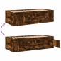 vidaXL Divano Letto con Cassetti senza Materasso Rovere Fumo 75x190 cm vidaXL Divano Letto con Cassetti senza Materasso Rovere Fumo 75x190 cm