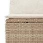vidaXL Set Divano da Giardino 4 pz con Cuscini Beige in Polyrattan vidaXL Set Divano da Giardino 4 pz con Cuscini Beige in Polyrattan