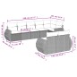 vidaXL Set Divani da Giardino 8 pz con Cuscini Marrone in Polyrattan vidaXL Set Divani da Giardino 8 pz con Cuscini Marrone in Polyrattan