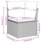 vidaXL Set Divani da Giardino 8 pz con Cuscini Marrone in Polyrattan vidaXL Set Divani da Giardino 8 pz con Cuscini Marrone in Polyrattan