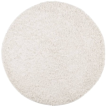 vidaXL Tappeto Shaggy PAMPLONA a Pelo Lungo Moderno Crema Ø 240 cm