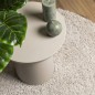 vidaXL Tappeto Shaggy PAMPLONA a Pelo Lungo Moderno Crema Ø 240 cm