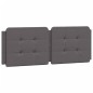 vidaXL Letto con Materasso Grigio 120x200 cm in Similpelle