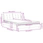vidaXL Letto con Materasso Grigio 120x200 cm in Similpelle