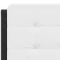 vidaXL Letto con Materasso Nero e Bianco 120x200 cm in Similpelle vidaXL Letto con Materasso Nero e Bianco 120x200 cm in Similpelle