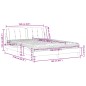 vidaXL Letto con Materasso Bianco 160x200 cm in Similpelle vidaXL Letto con Materasso Bianco 160x200 cm in Similpelle