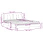 vidaXL Letto con Materasso Grigio 160x200 cm in Similpelle vidaXL Letto con Materasso Grigio 160x200 cm in Similpelle