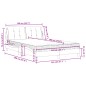 vidaXL Letto con Materasso Bianco 140x190 cm in Similpelle vidaXL Letto con Materasso Bianco 140x190 cm in Similpelle