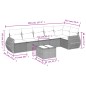 vidaXL Set Divani da Giardino 7 pz con Cuscini Marrone in Polyrattan vidaXL Set Divani da Giardino 7 pz con Cuscini Marrone in Polyrattan