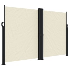vidaXL Tenda da Sole Laterale Retrattile Crema 160x600 cm