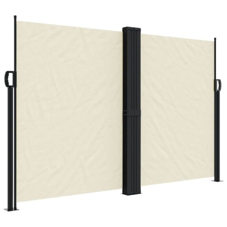 vidaXL Tenda da Sole Laterale Retrattile Crema 160x600 cm