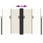 vidaXL Tenda da Sole Laterale Retrattile Crema 160x600 cm vidaXL Tenda da Sole Laterale Retrattile Crema 160x600 cm