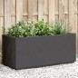 vidaXL Fioriera da Giardino Grigio Scuro 80x36x35 cm in PP vidaXL Fioriera da Giardino Grigio Scuro 80x36x35 cm in PP