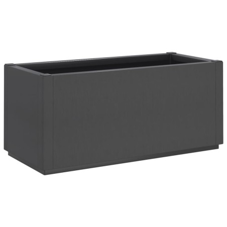 vidaXL Fioriera da Giardino Grigio Scuro 80x36x35 cm in PP