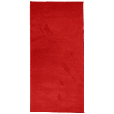 vidaXL Tappeto OVIEDO a Pelo Corto Rosso 100x200 cm