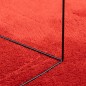 vidaXL Tappeto OVIEDO a Pelo Corto Rosso 100x200 cm