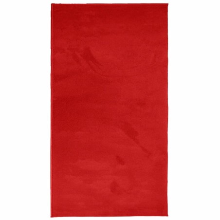 vidaXL Tappeto OVIEDO a Pelo Corto Rosso 80x150 cm
