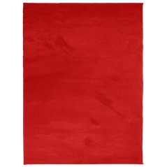 vidaXL Tappeto OVIEDO a Pelo Corto Rosso 240x340 cm