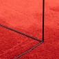 vidaXL Tappeto OVIEDO a Pelo Corto Rosso 240x340 cm