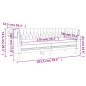 vidaXL Set di Divani 2 pz Blu in Tessuto vidaXL Set di Divani 2 pz Blu in Tessuto