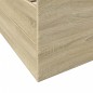 vidaXL Giroletto Cassetti Rovere Sonoma 140x200 cm Legno Multistrato vidaXL Giroletto Cassetti Rovere Sonoma 140x200 cm Legno Multistrato