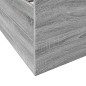vidaXL Giroletto Cassetti Grigio Sonoma 100x200 cm Legno Multistrato